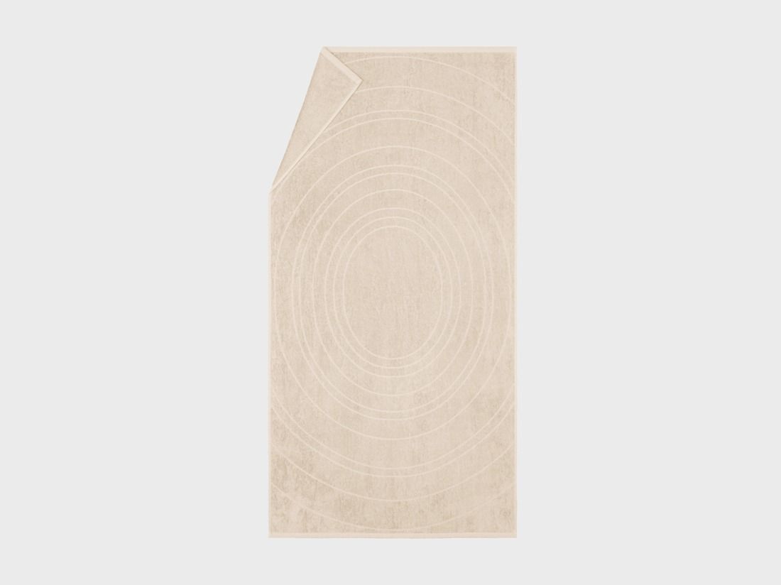 Badehåndklæder velour soft sand 70x140 - 2 st