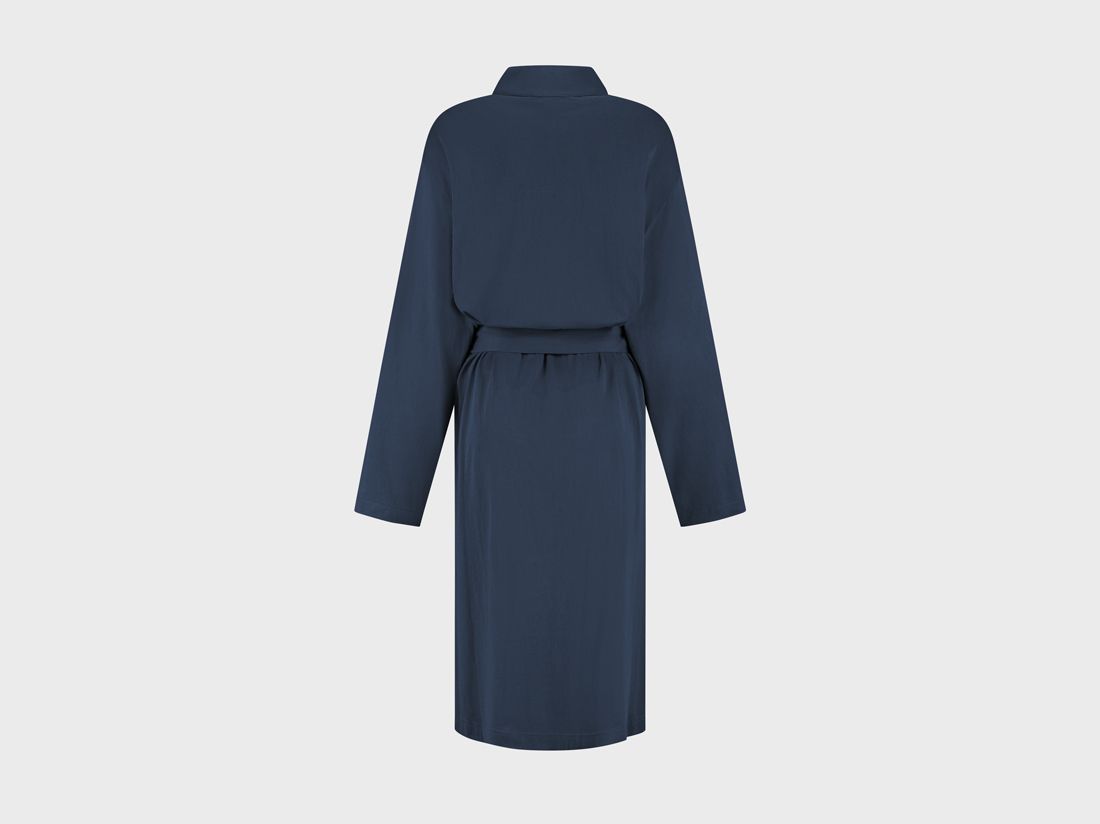 Bademantel Baumwolljersey Midnight Blue