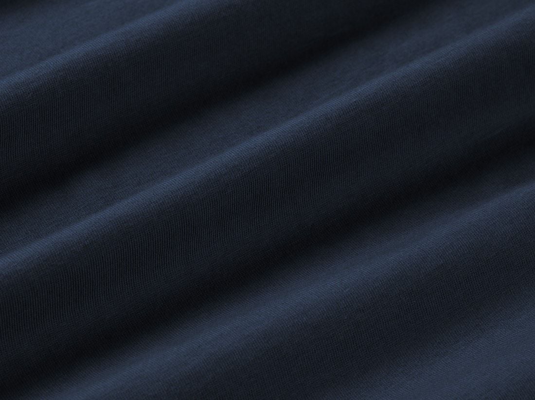 Bademantel Baumwolljersey Midnight Blue