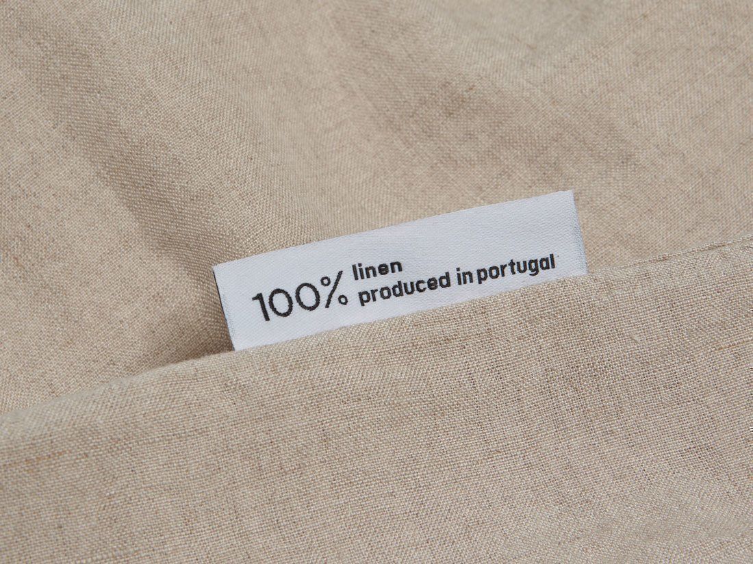 Sengesæt vasket hør natural