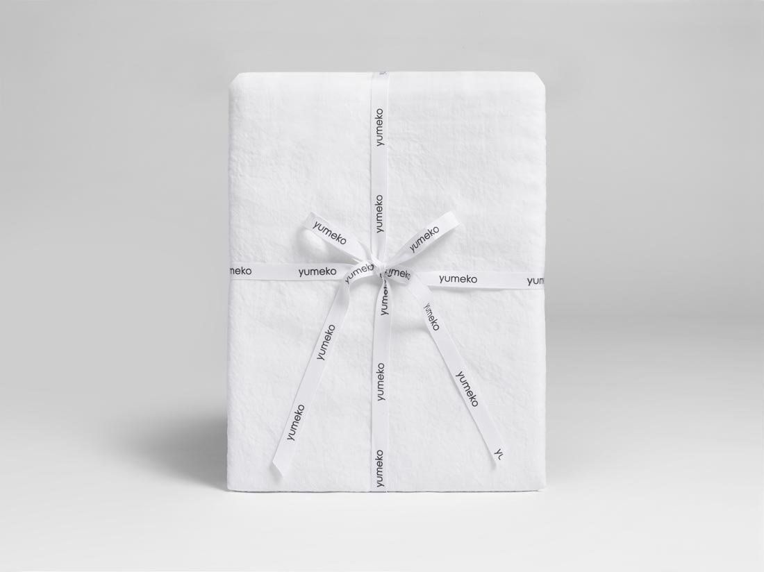 Bettwäscheset Gewaschenes Leinen Pure White