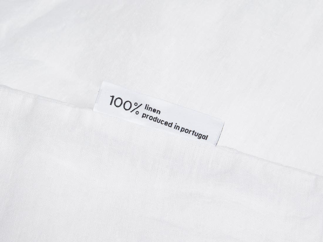 Bettwäscheset Gewaschenes Leinen Pure White