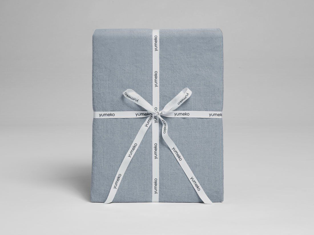 Leinen-Bettwäsche Dusk Blue