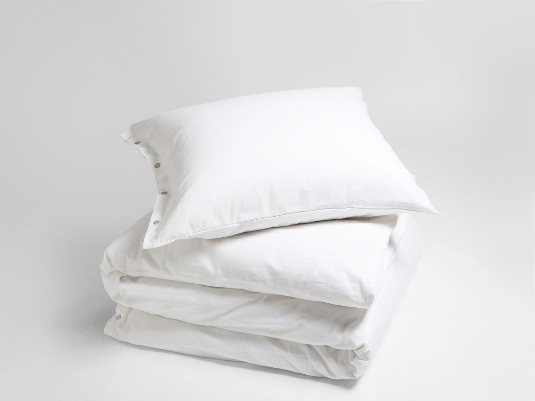 Bettwäscheset Flanell Pure White