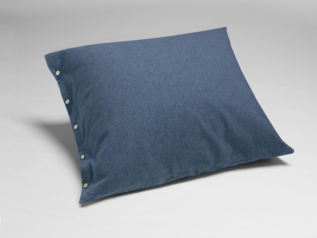 Kissenbezug Flanell Denim Blue