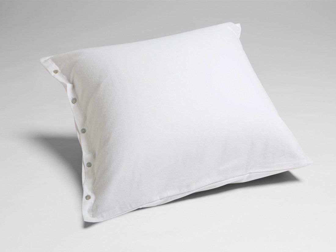 Kissenbezug Flanell Pure White