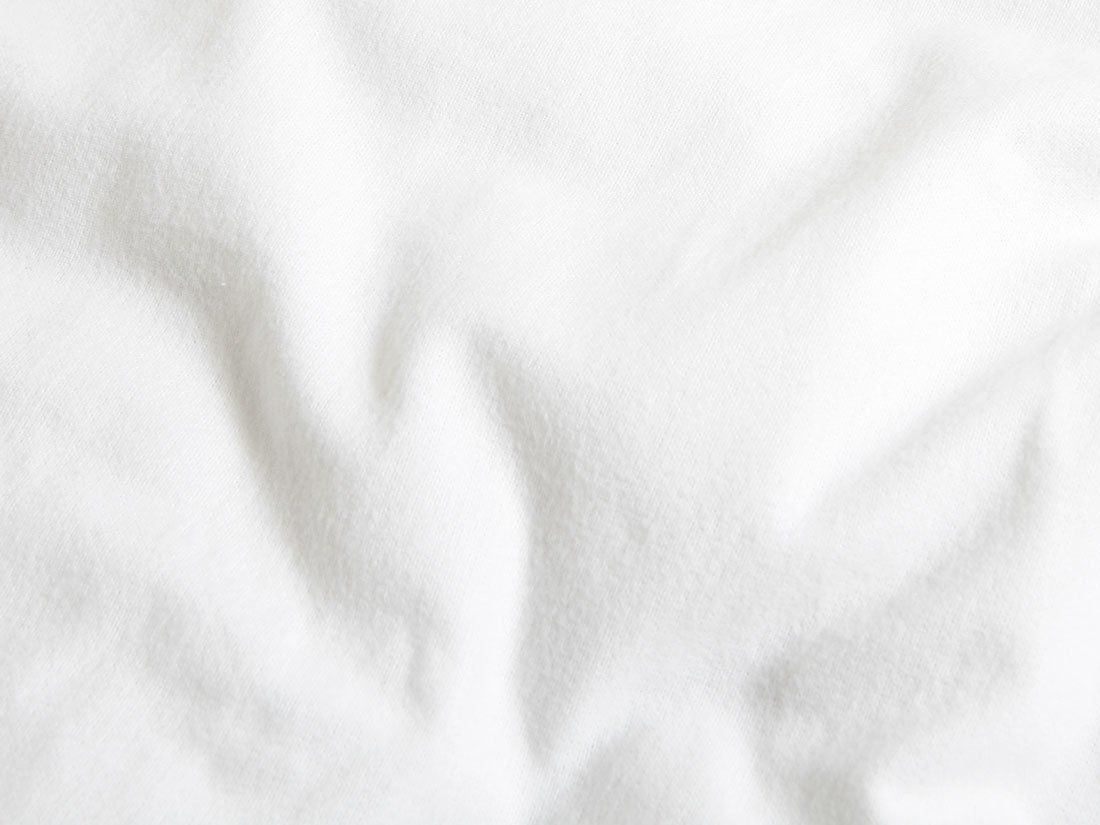 Kissenbezug Flanell Pure White