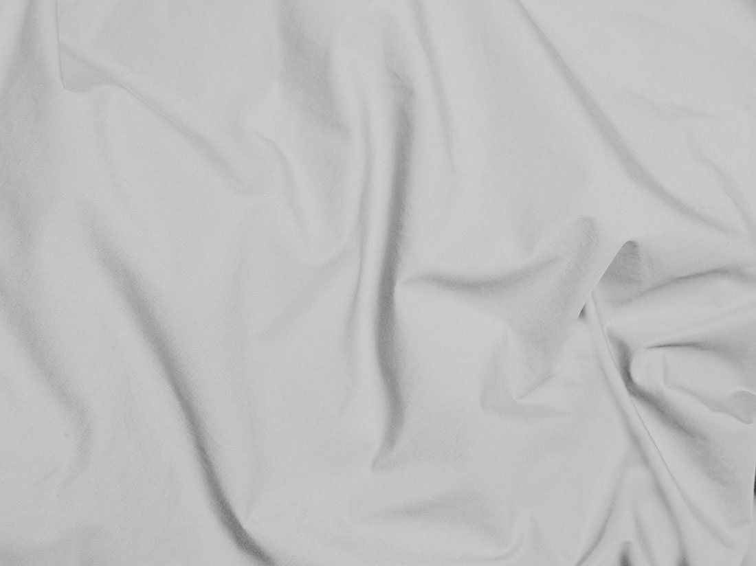 Taie d'oreiller percale de coton gris brumeux