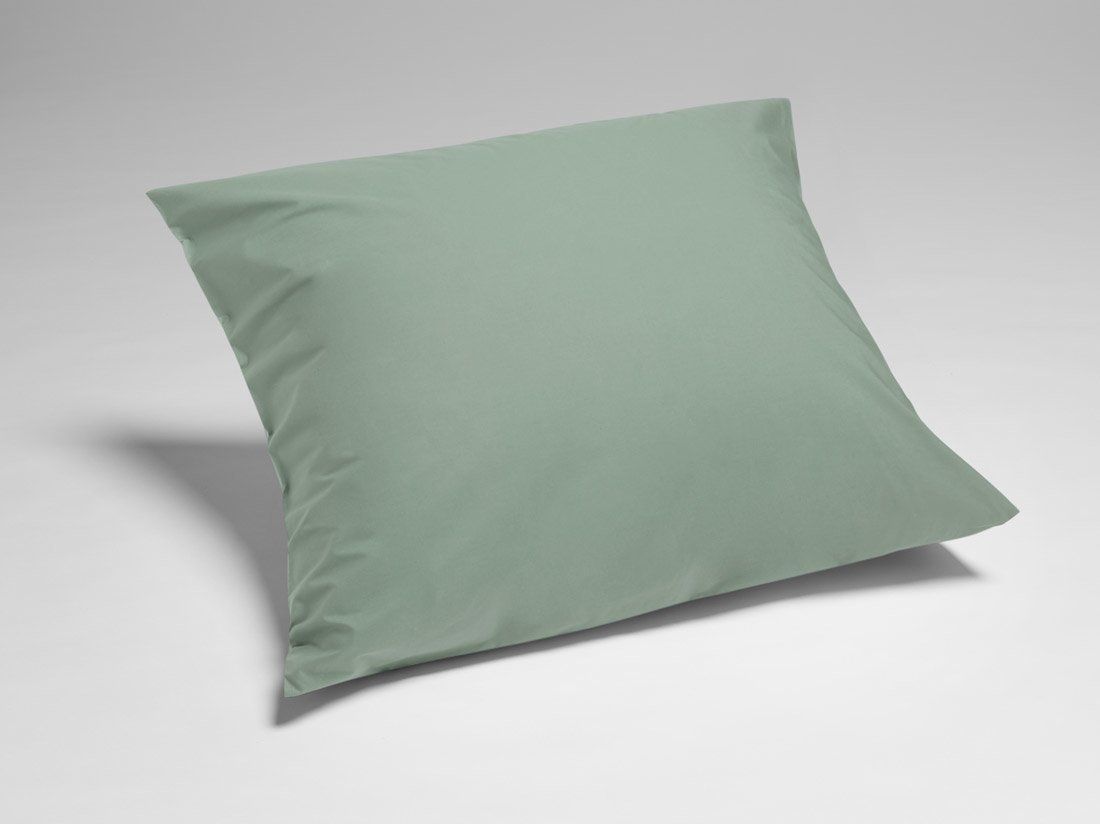 Kissenbezug Perkal-Baumwolle Jade Green