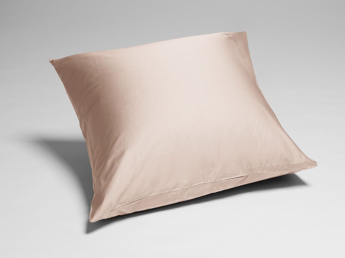 Kissenbezug Baumwollsatin Dusty Rose