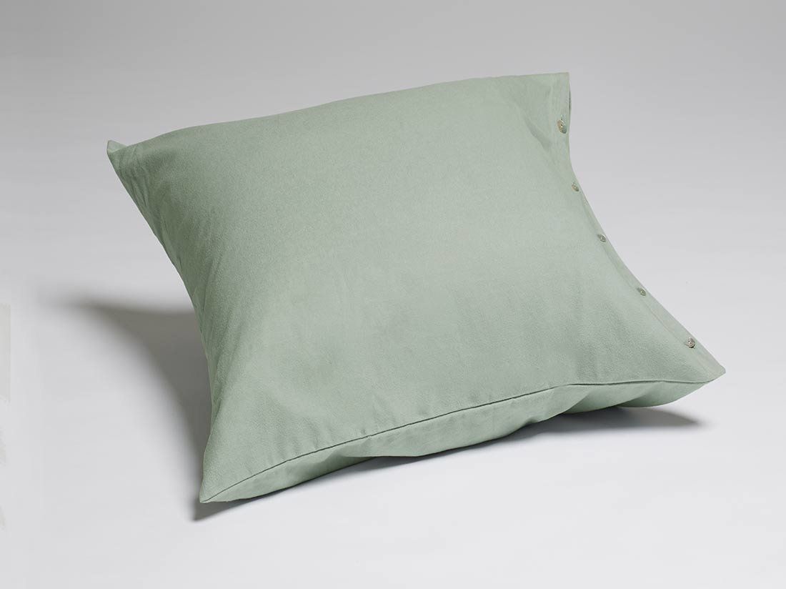 Kissenbezug Flanell Pale Green