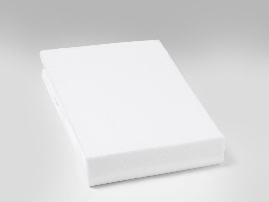 Hoeslaken flanel pure white