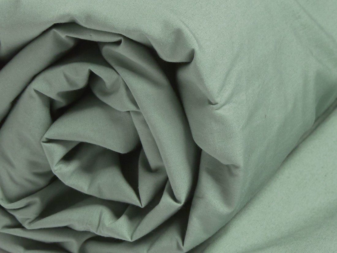 Dra-på-lakan percale jade green