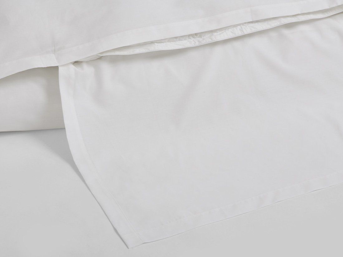 Parure de lit coton TENCEL™ blanc pur