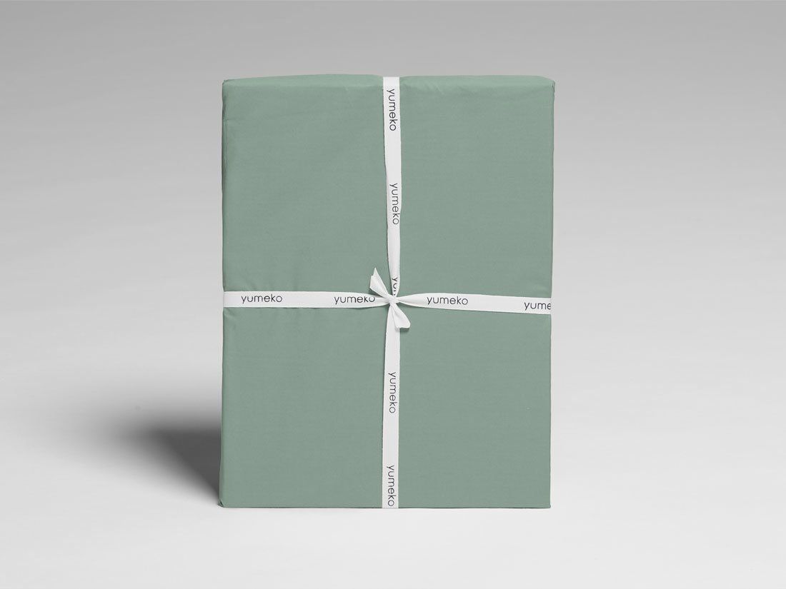 Kinderbettwäsche Perkal-Baumwolle Jade Green