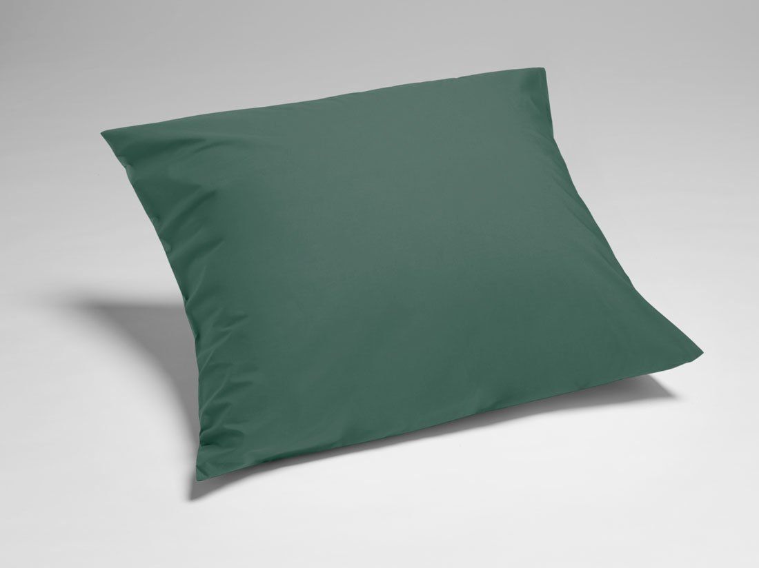 Kissenbezug Perkal-Baumwolle Forest Green