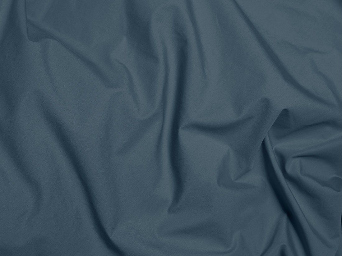 Drap-housse enfant percale de coton bleu