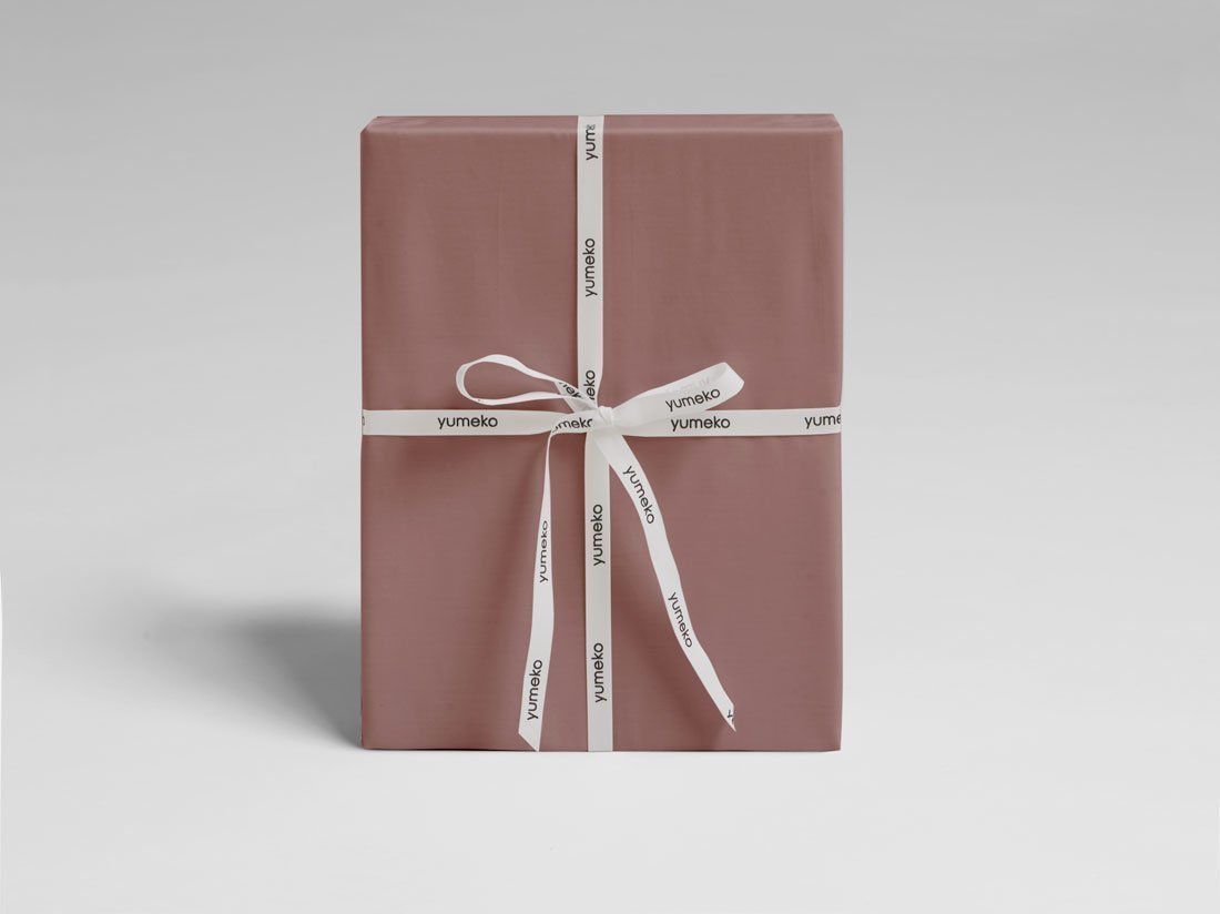 Dekbedovertrek katoen TENCEL™ blush rose