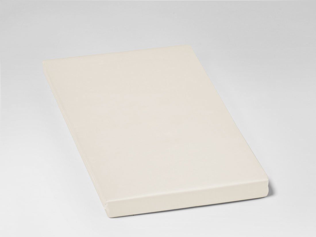 Laken katoensatijn natural