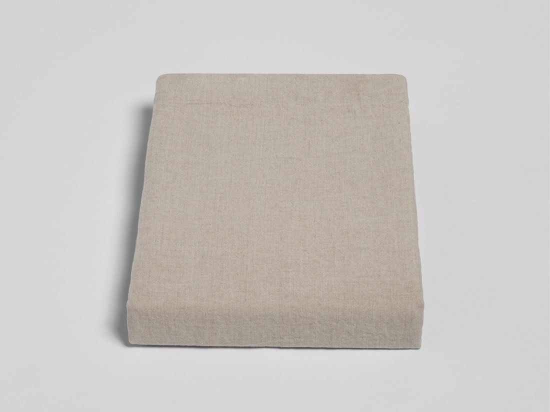 Laken gewassen linnen natural