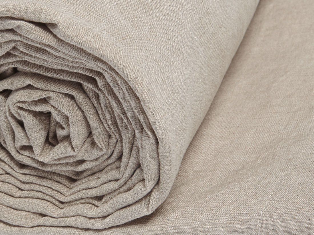 Laken gewassen linnen natural