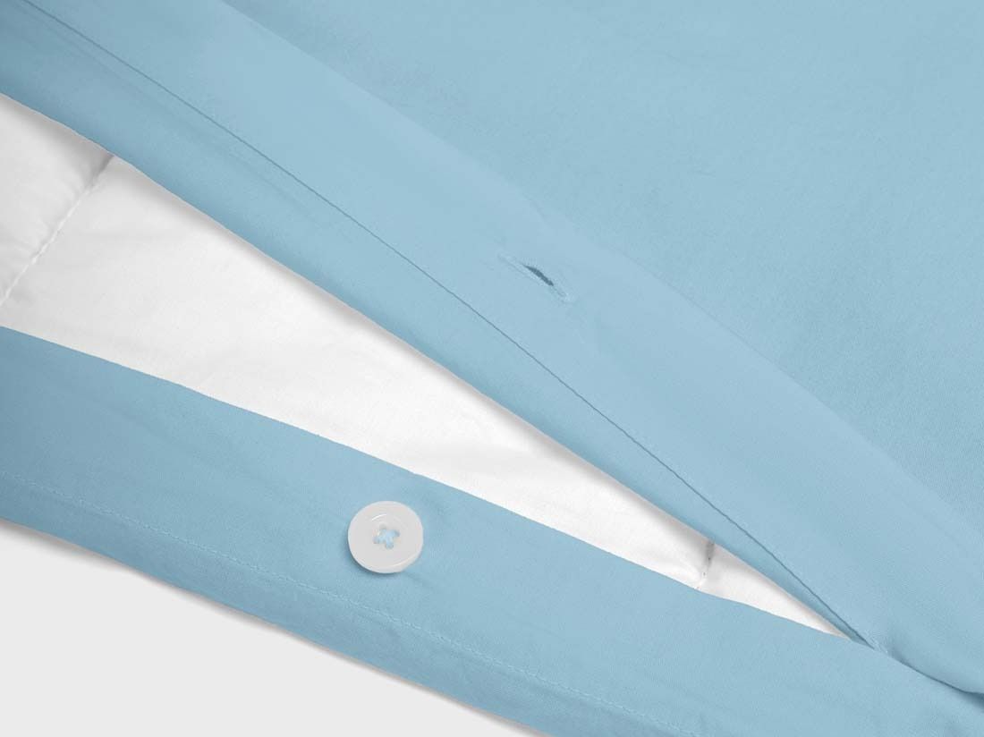 Kinderdekbedovertrek percal katoen blue lagoon