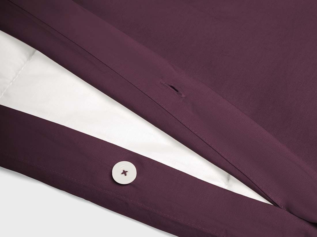 Påslakan för barn bomullspercale plum paradise