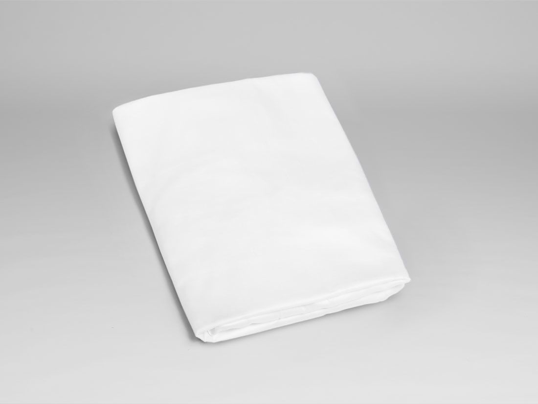 Kinderspannleintücher Baumwollsatin Pure White