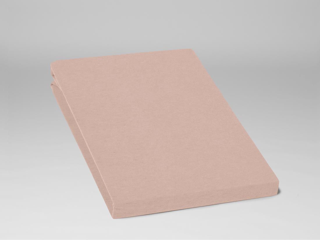 Kinderhoeslaken jersey vintage rose