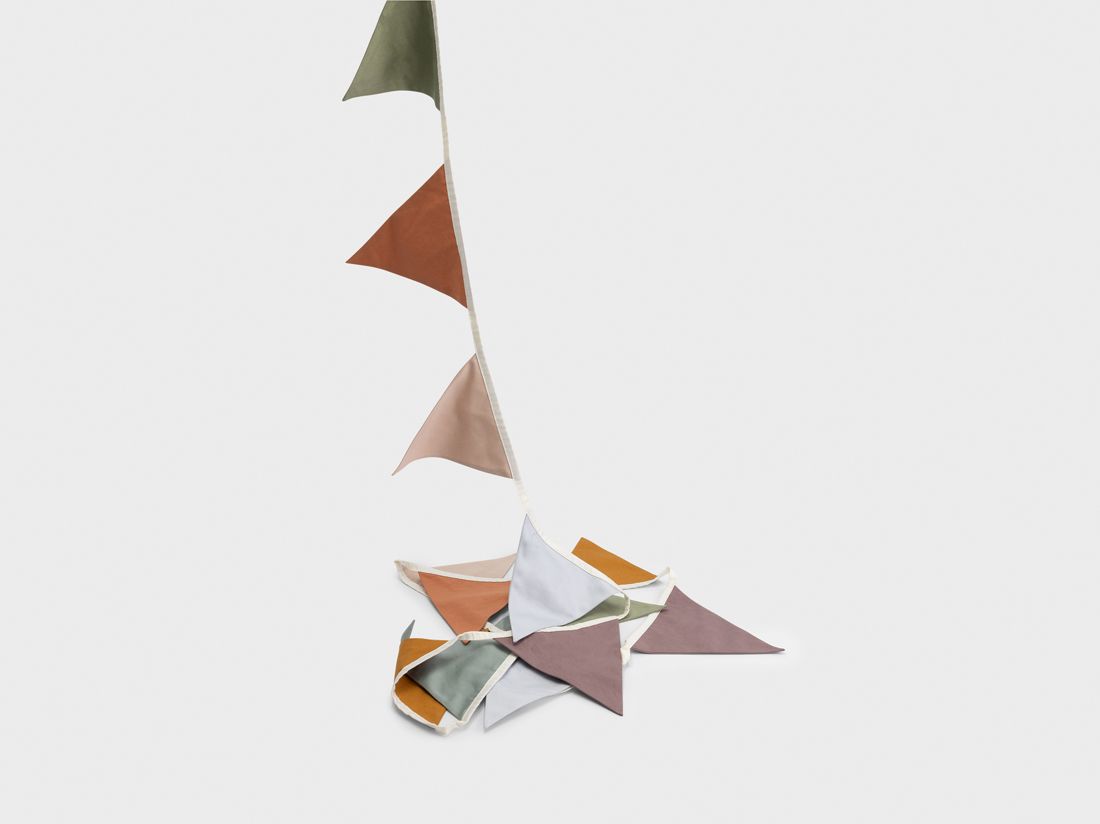 Wimpelkette Baumwolle vielfarbig 3.6 m