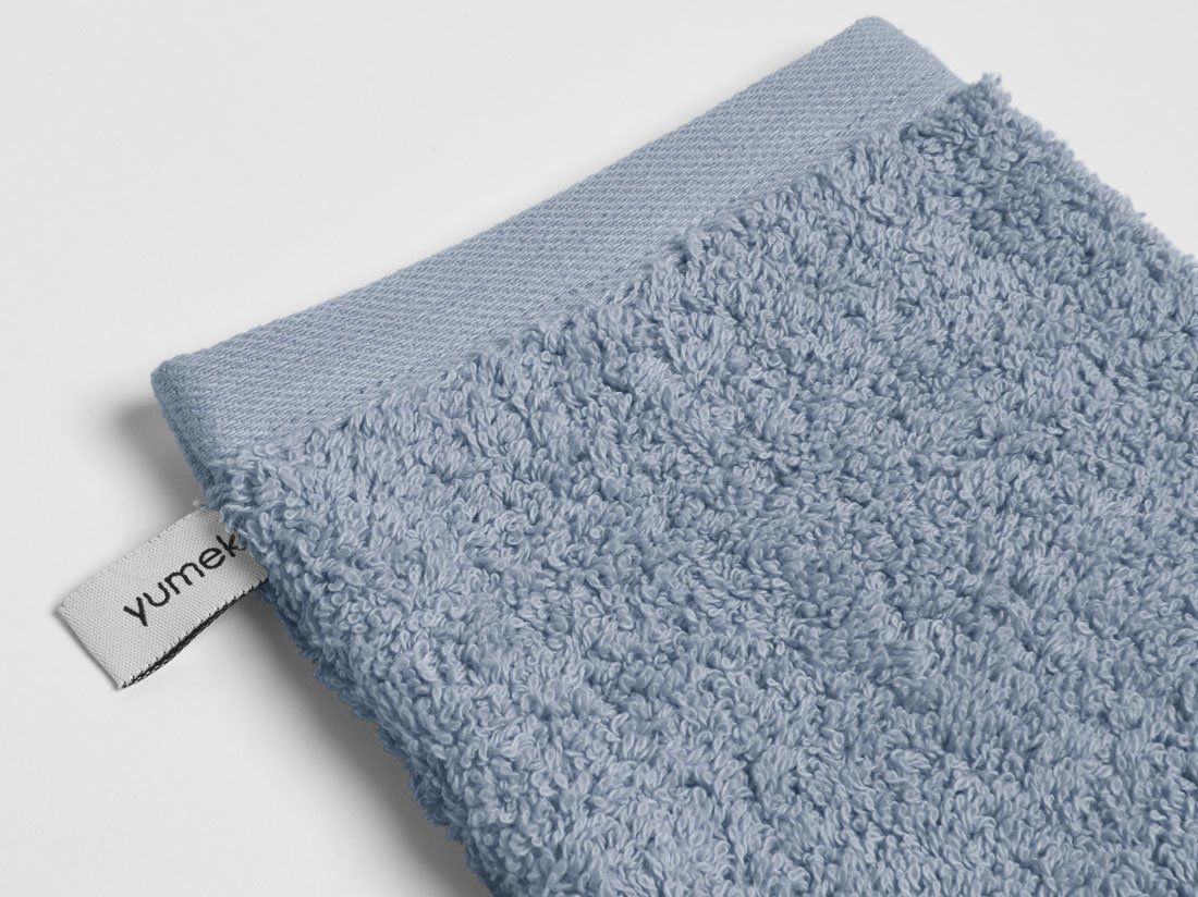 Washandjes terry faded blue 15x22 - 4 st