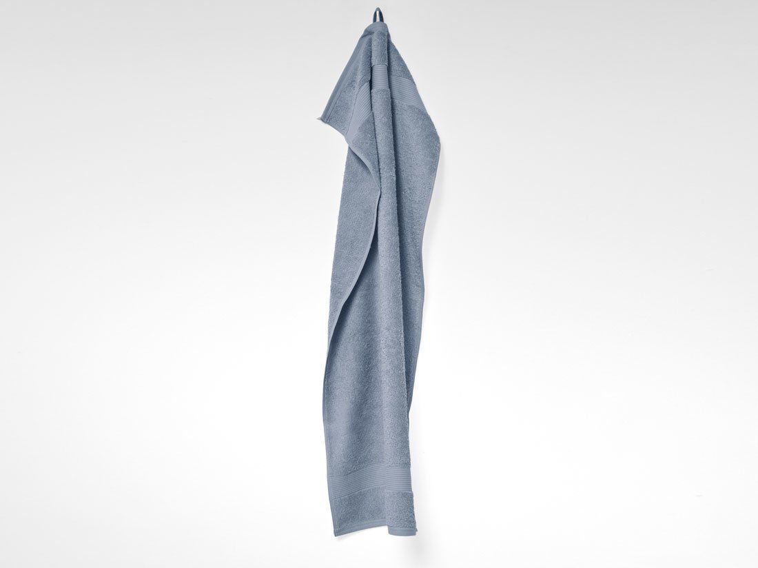 Serviette de toilette éponge bleu délavé 50x100