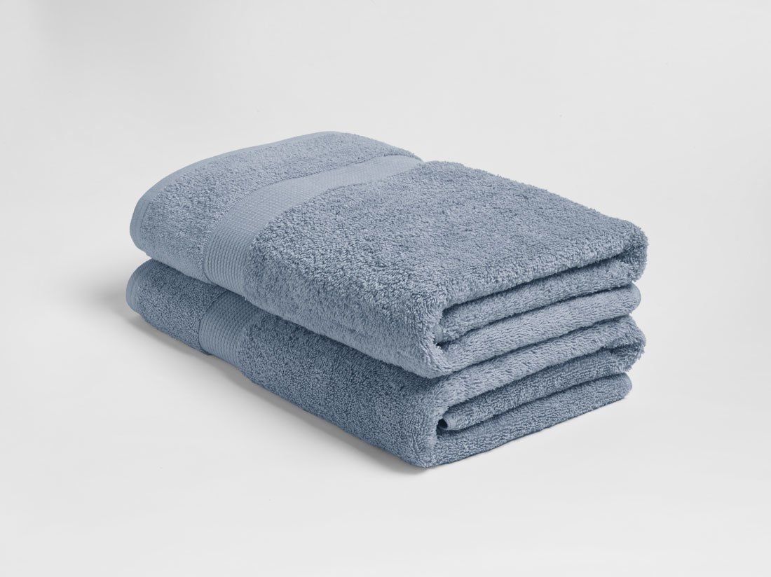 Duschhanddukar terry faded blue 70x140 - 2 st