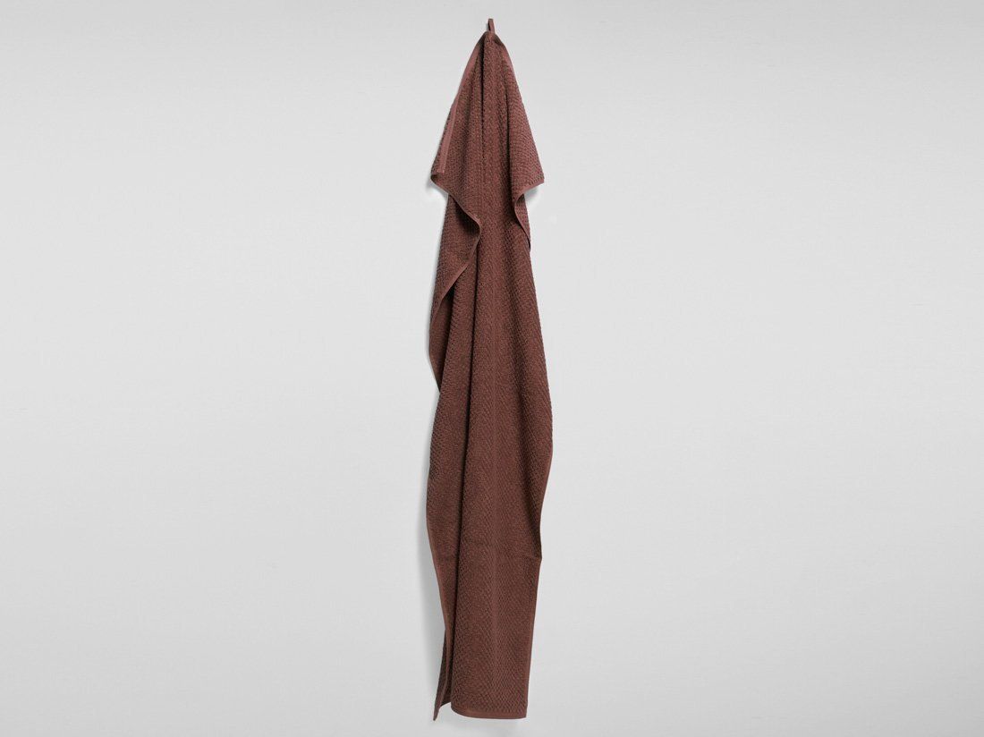 Duschhanddukar dots mud rose 70x140 - 2 st