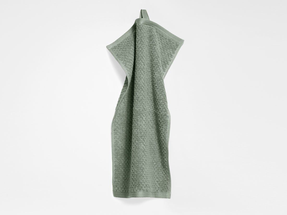 Gastendoekjes dots stone green 30x50 - 4 st