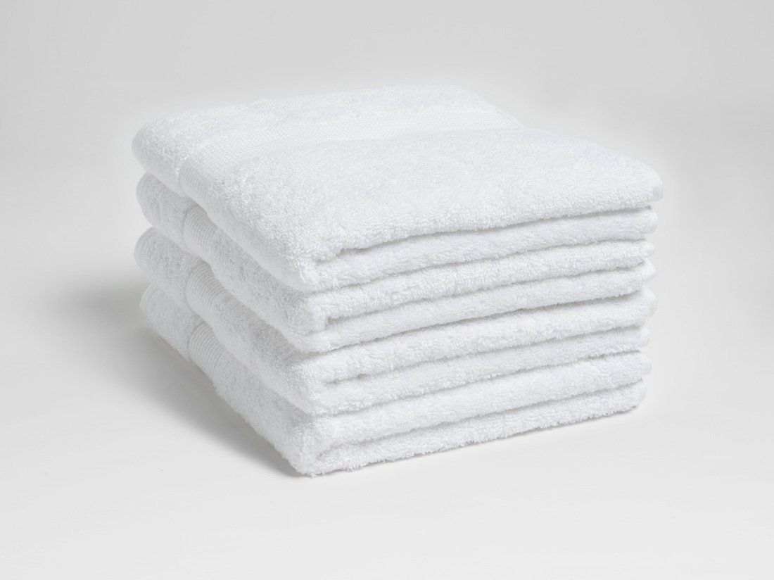 Handdukar terry pure white 50x100