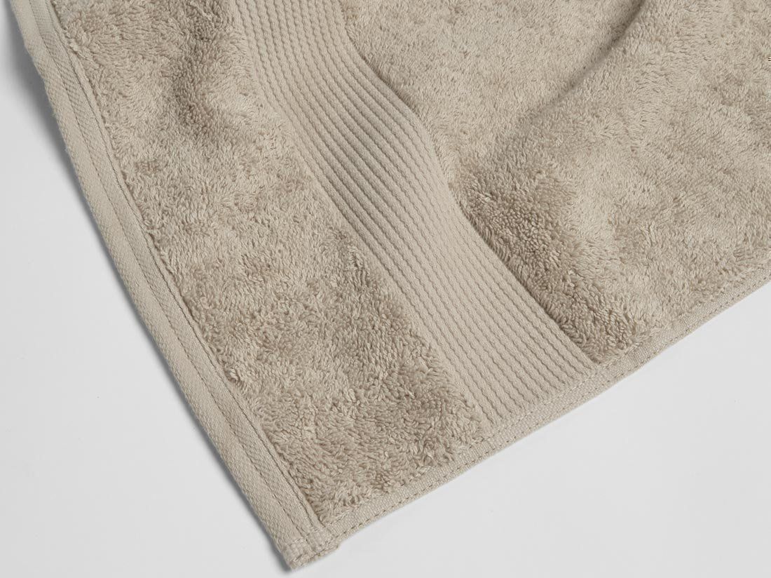Duschhanddukar terry warm taupe 70x140 - 2 stycken