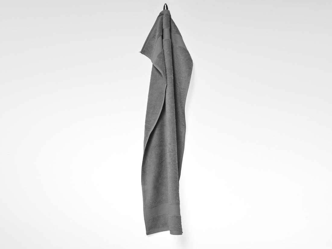 Handdukar terry dark grey 50x100