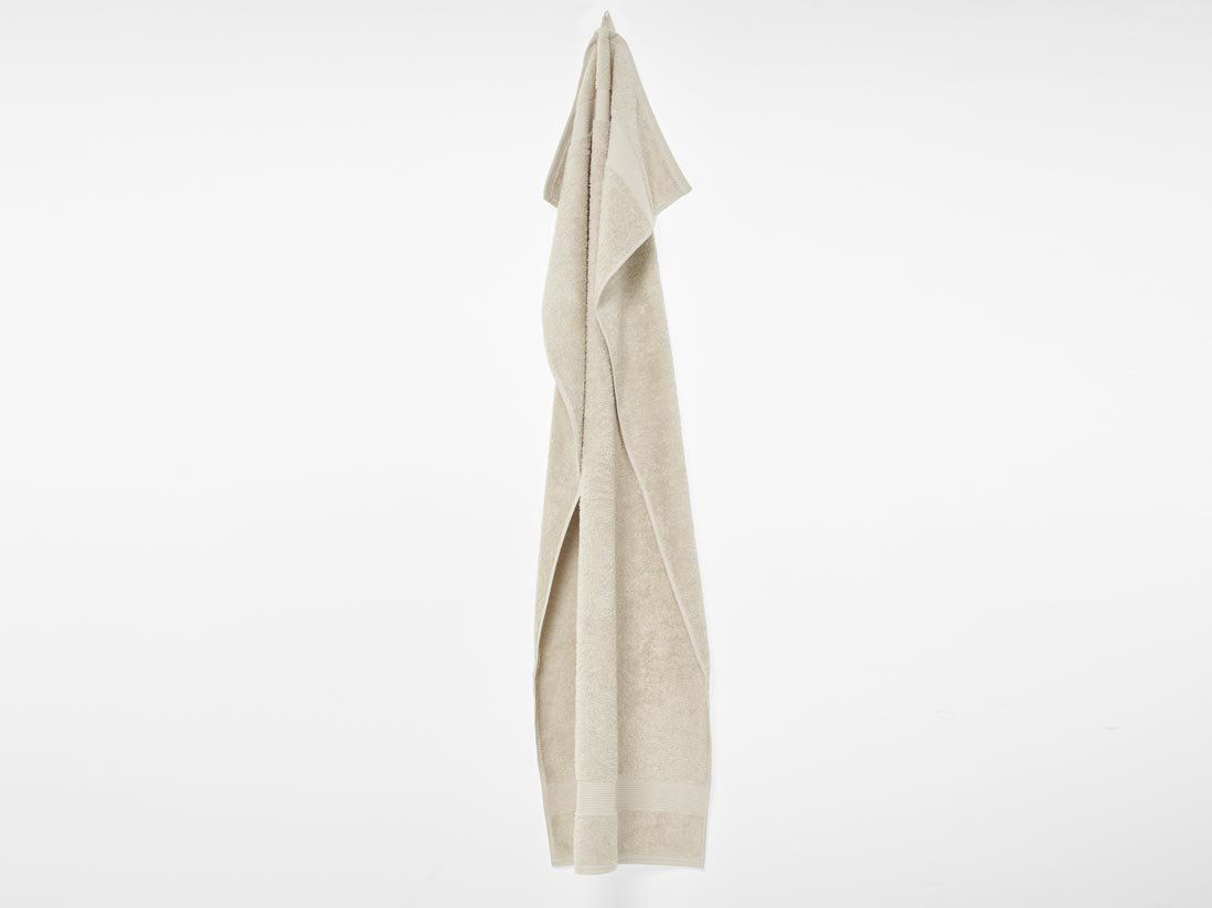 Duschhanddukar terry white sand 70x140 - 2 stycken