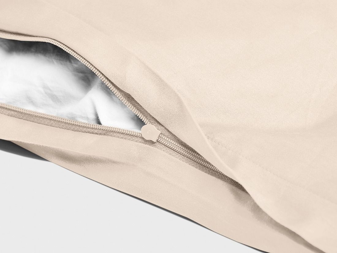 Satin-Bettwäsche Almond Milk