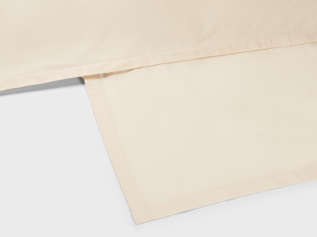 Parure de lit satin de coton lait d’amande