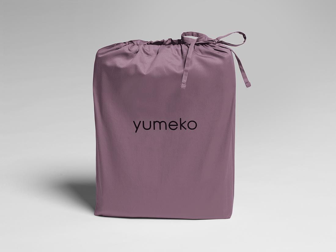 Parure de lit satin de coton améthyste