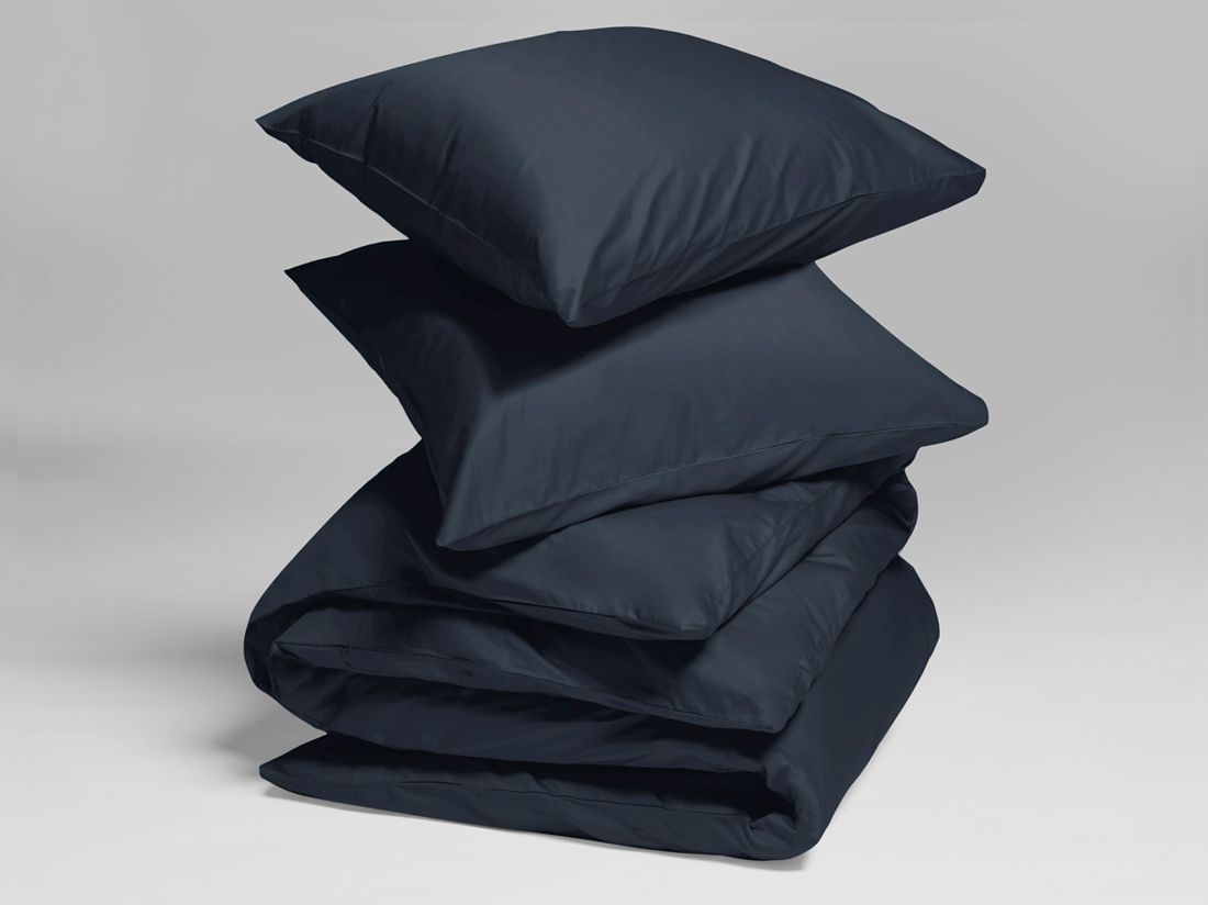 Satin-Bettwäsche Blueberry