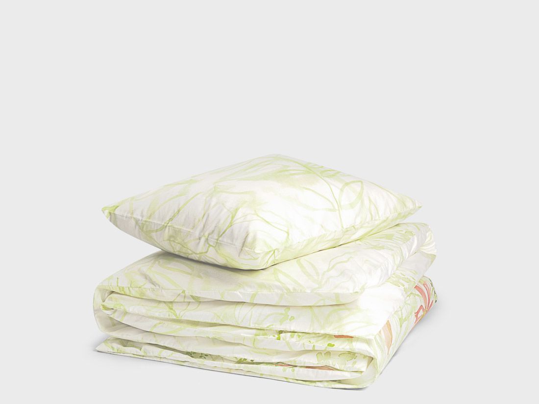 Parure de lit satin de coton cosmos