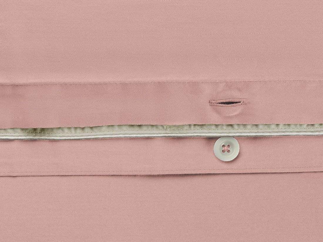 Sengesæt bomuldssatin cosmea pink