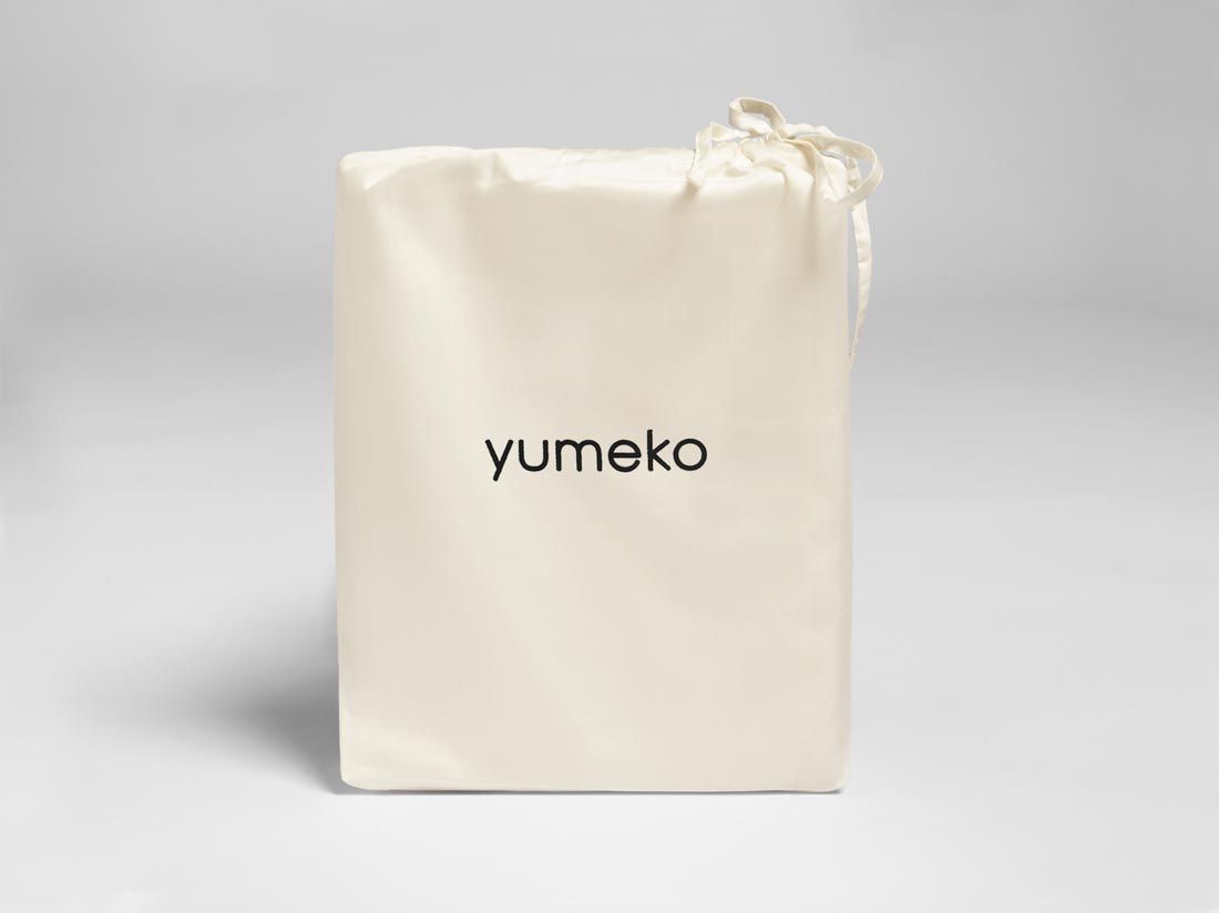 Satin-Bettwäsche Naturell