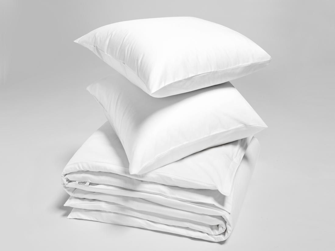 Bettwäscheset Baumwollsatin Pure White