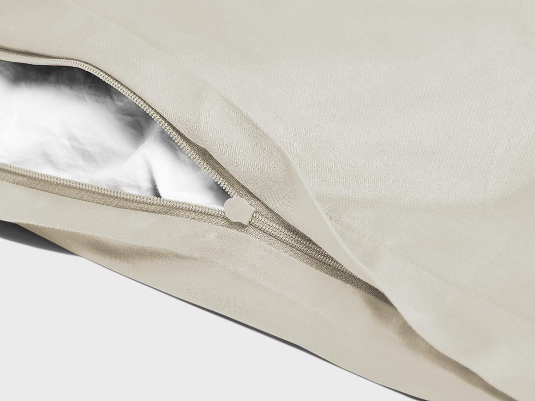 Bettwäscheset Baumwollsatin Sandy Grey