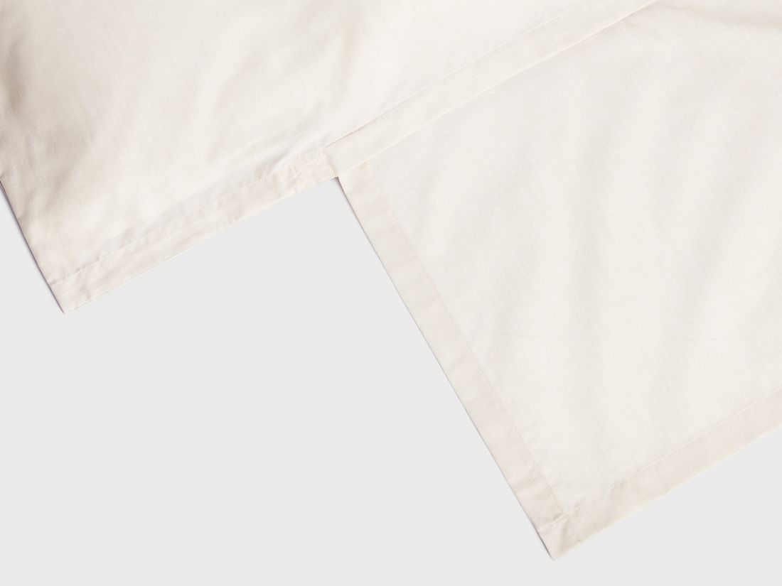 Parure de lit coton TENCEL™ latte chambray