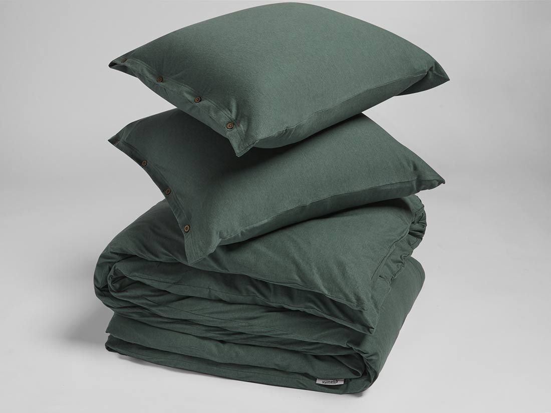 Jersey-Bettwäsche Pine Green